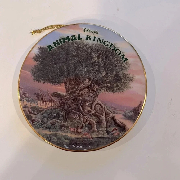 Disney’s Animal Kingdom Christmas Holiday Ornament 1998 with Tree Souvenir - Picture 1 of 2